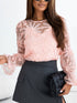 Lovely Pink Mesh Top