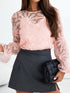 Lovely Pink Mesh Top