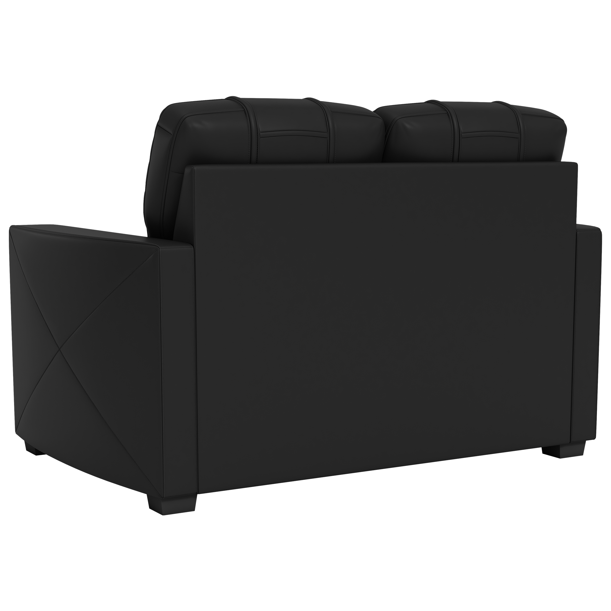 Loveseat plateado con logotipo secundario de los Arizona Coyotes