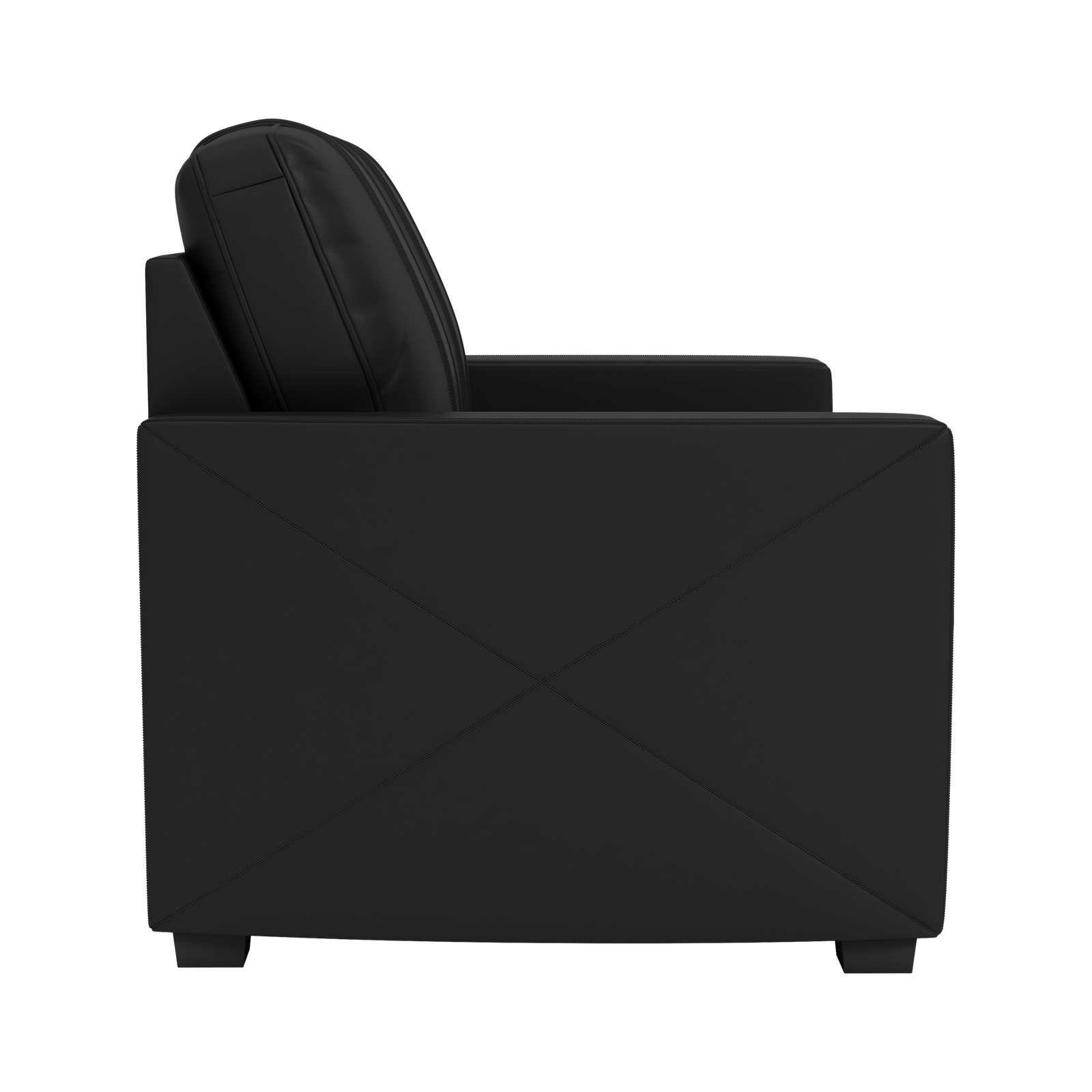 Loveseat plateado con el logotipo secundario de los Spartans de Michigan State