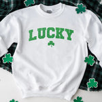 St Patricks Day Cute Lucky Clover Top
