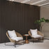 Luxury Smoked Walnut Acoustic Solid Wood Slat Wall Panels ( 2 Panels Per Box）