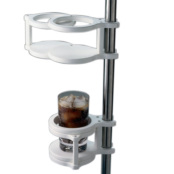 Portavasos convertible, individual o doble, de montaje permanente para barco | V004
