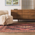 Alfombra lavable de pelo plano vintage Malamote