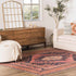 Alfombra lavable de pelo plano vintage Malamote