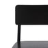 Taburete minimalista de madera maciza, juego de 2