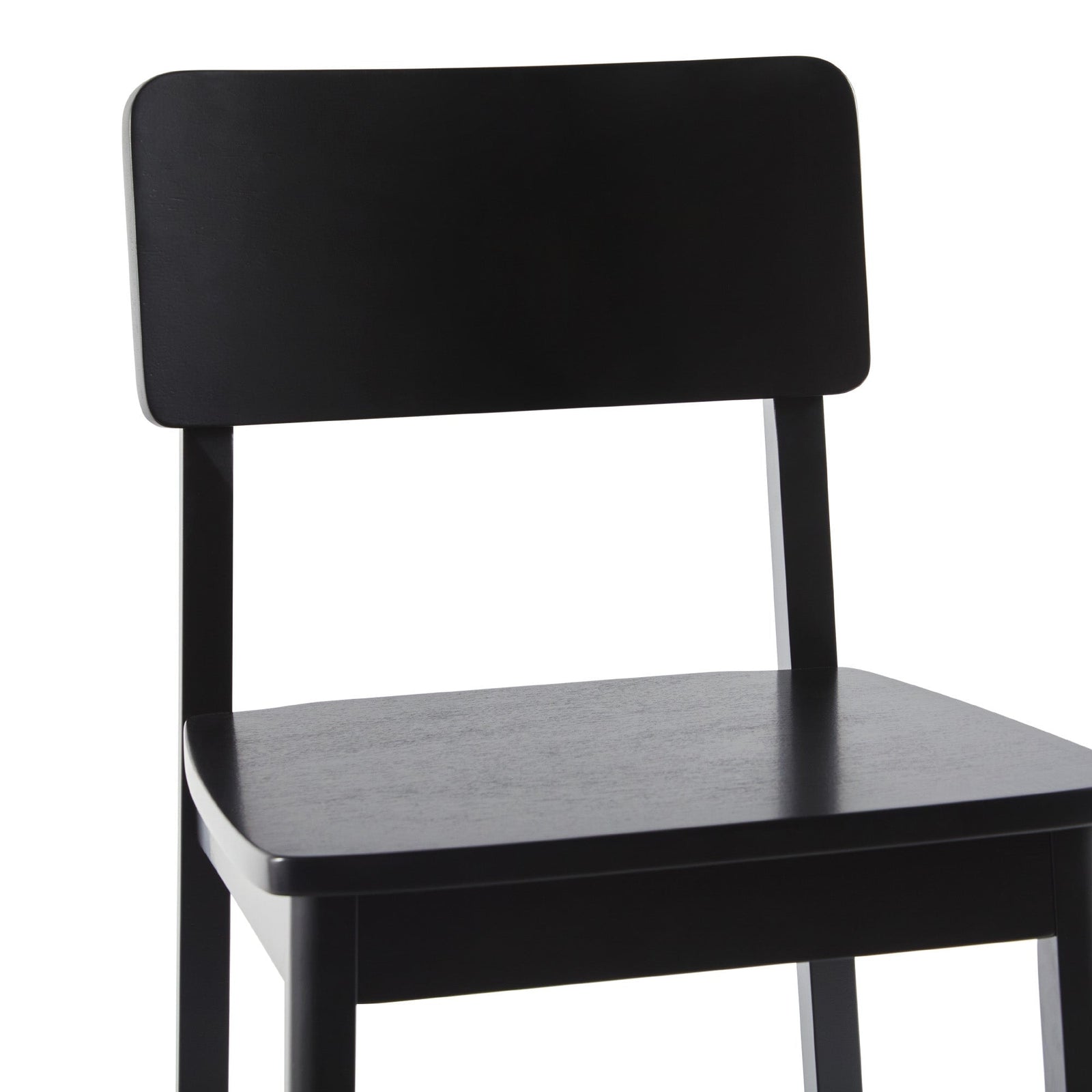 Taburete minimalista de madera maciza, juego de 2