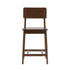 Taburete minimalista de madera maciza, juego de 2