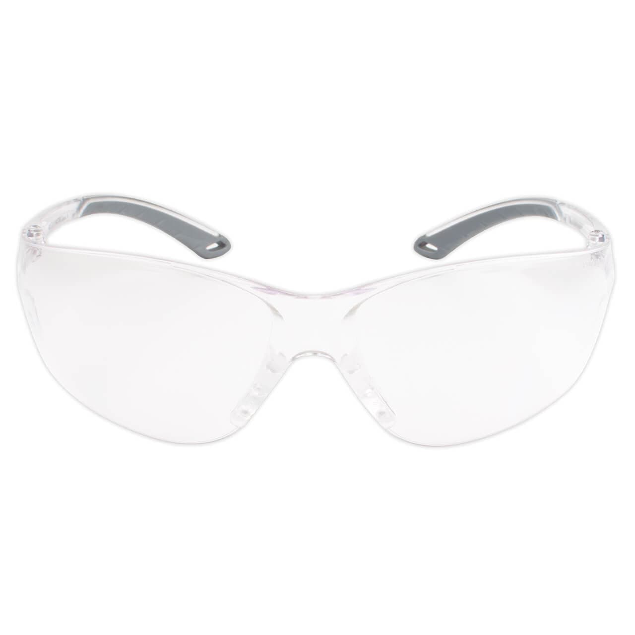 METEL M20 Safety Glasses Ultra-Lightweight, Flexible Temples, Soft Nosepiece, Wraparound Lens