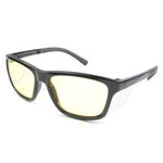 METEL M40 Safety Glasses Lightweight Retro Frame, Side Shields, Flexible Temples, Multiple Lens Options