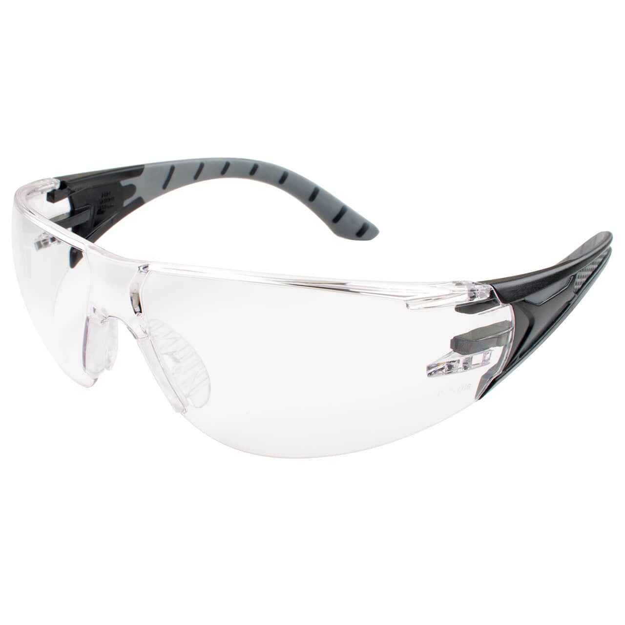 METEL M50 Safety Glasses Lightweight, Flexible Temples, Soft Nose, Multiple Lens Options