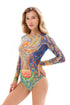 Wealth Swimsuit With Sleeves