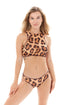 Leopard Swim Top