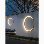 Lámpara de pared de luna impermeable para exteriores Albino para jardín