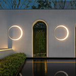 Lámpara de pared de luna impermeable para exteriores Albino para jardín