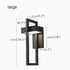Alcamo | Iluminación de pared LED impermeable para exteriores, estilo retro, color negro