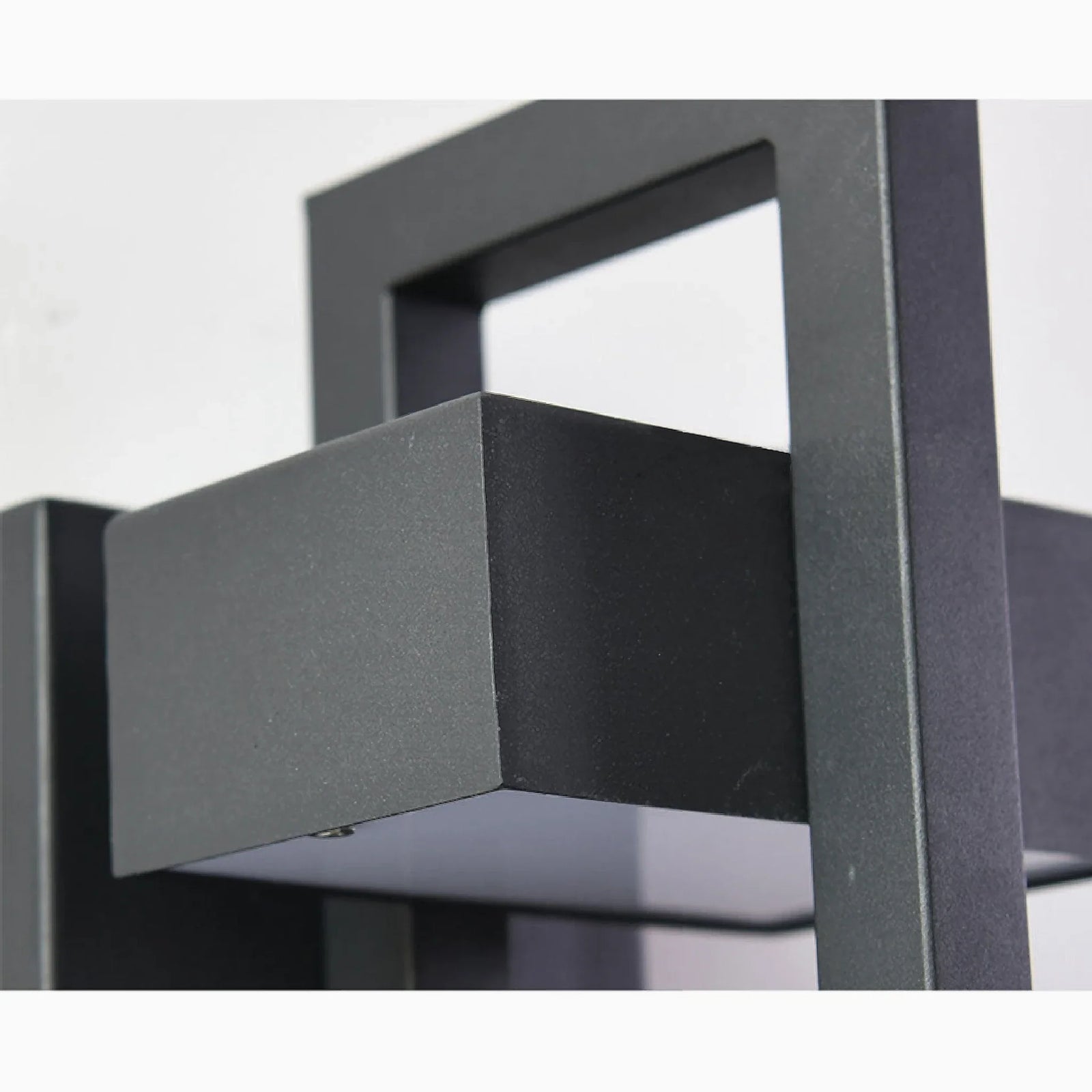 Alcamo | Iluminación de pared LED impermeable para exteriores, estilo retro, color negro