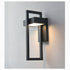 Alcamo | Iluminación de pared LED impermeable para exteriores, estilo retro, color negro