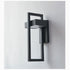 Alcamo | Iluminación de pared LED impermeable para exteriores, estilo retro, color negro