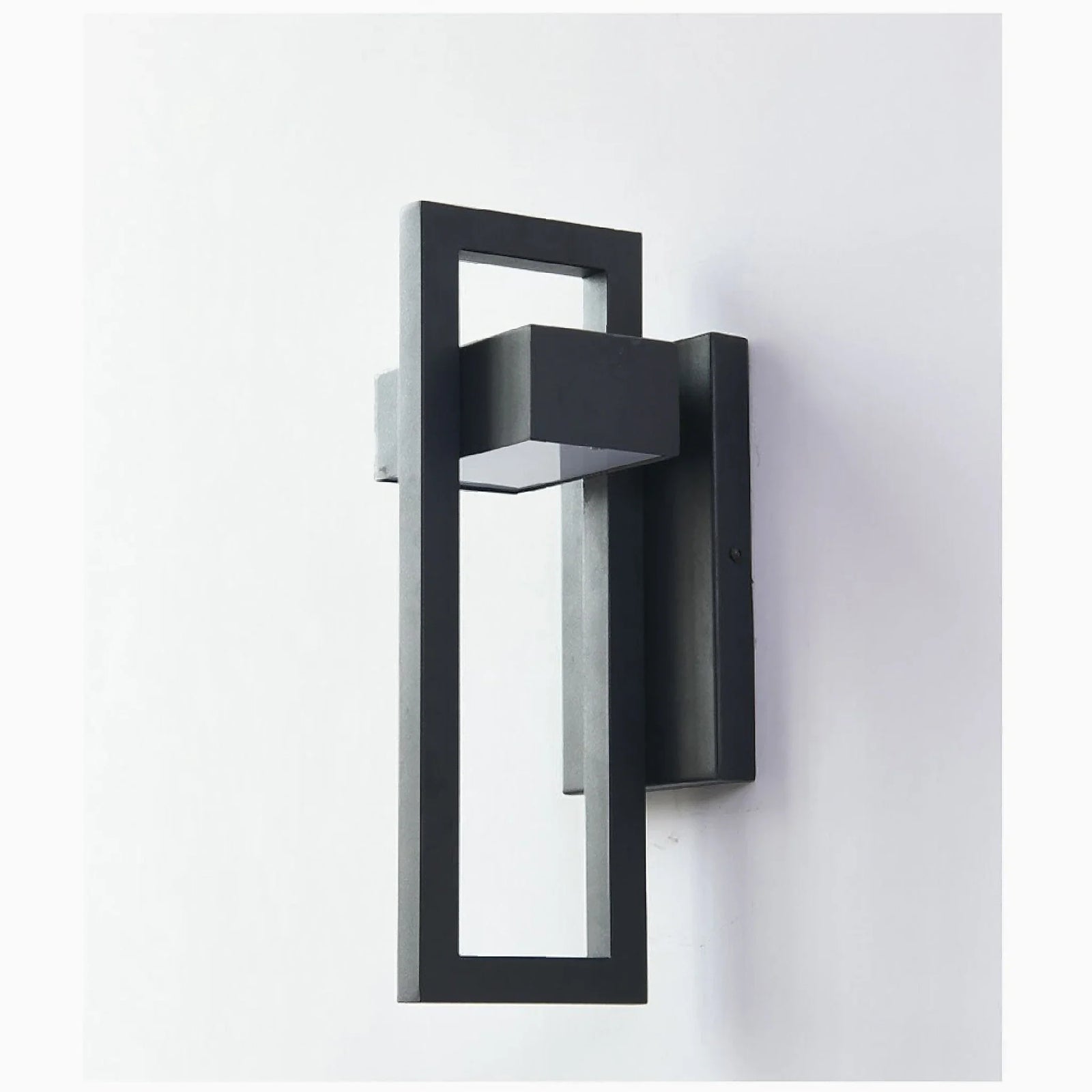 Alcamo | Iluminación de pared LED impermeable para exteriores, estilo retro, color negro