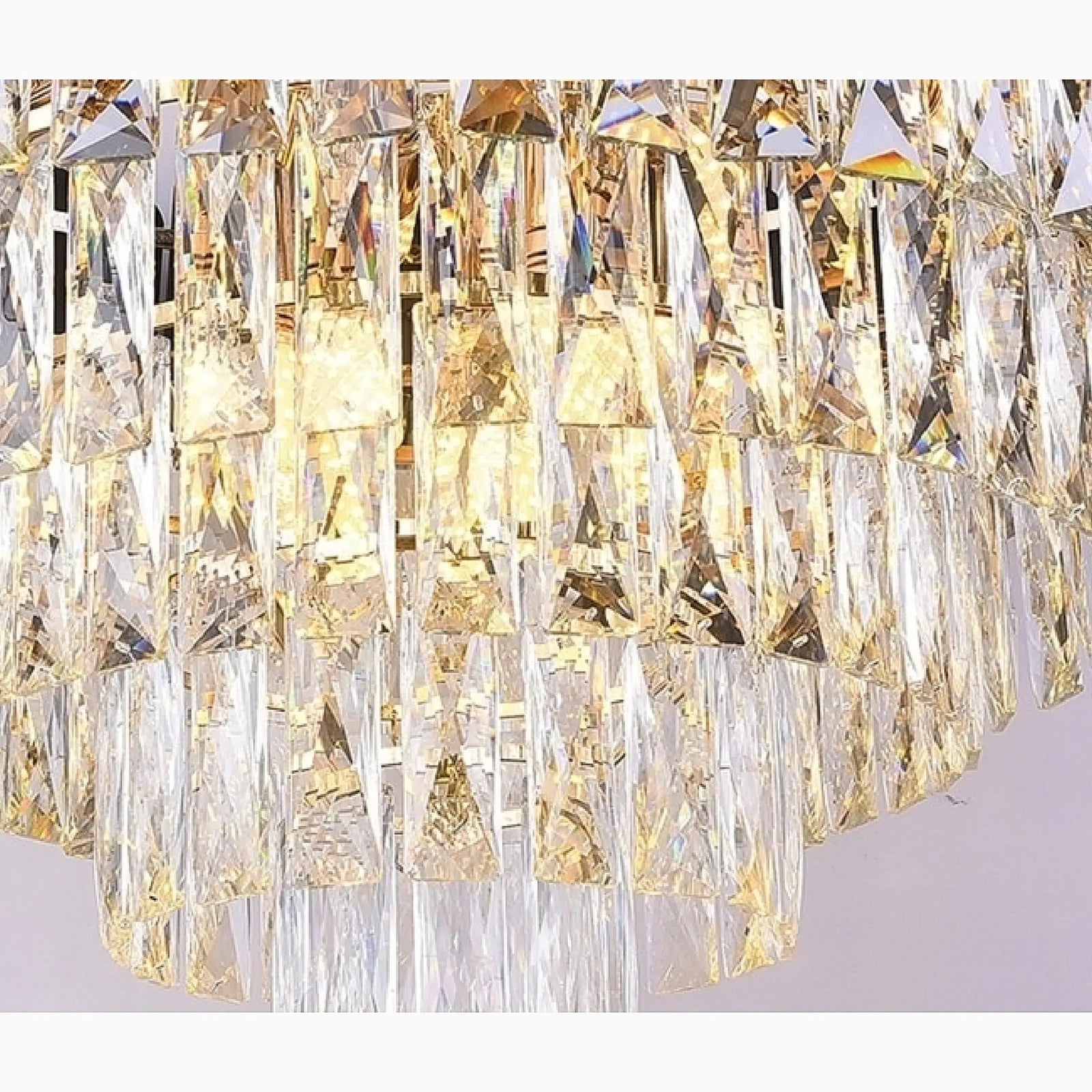 Alfonsine | Lámpara colgante de cristal negro de lujo con luces LED para sala de estar