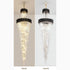 Art Deco | Black and Gold Crystal Chandelier for Hall and Staircase