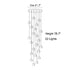 Cernobbio | Staircase Hanging Crystal Lamp