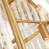 Crystal Cascade Chandelier 39.4" for Staircase, Hall, Living Room, Stairwell
