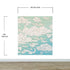 Japanese Traditional Curly Cloud in Sky Abstract Illustration Asian Decor Wall Mural. Peel and Stick Wallpaper. #6297