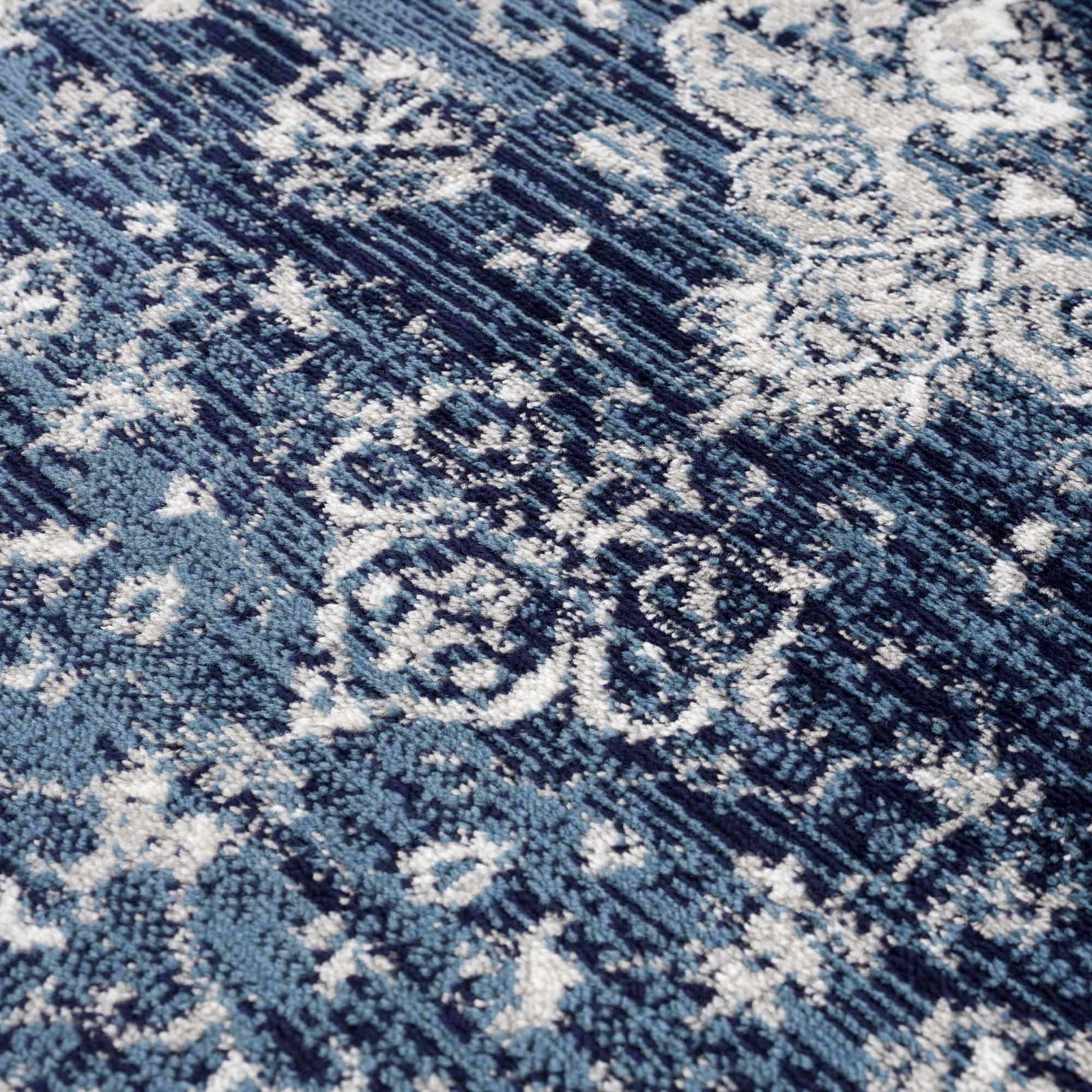 Alfombra con medallón azul Billy
