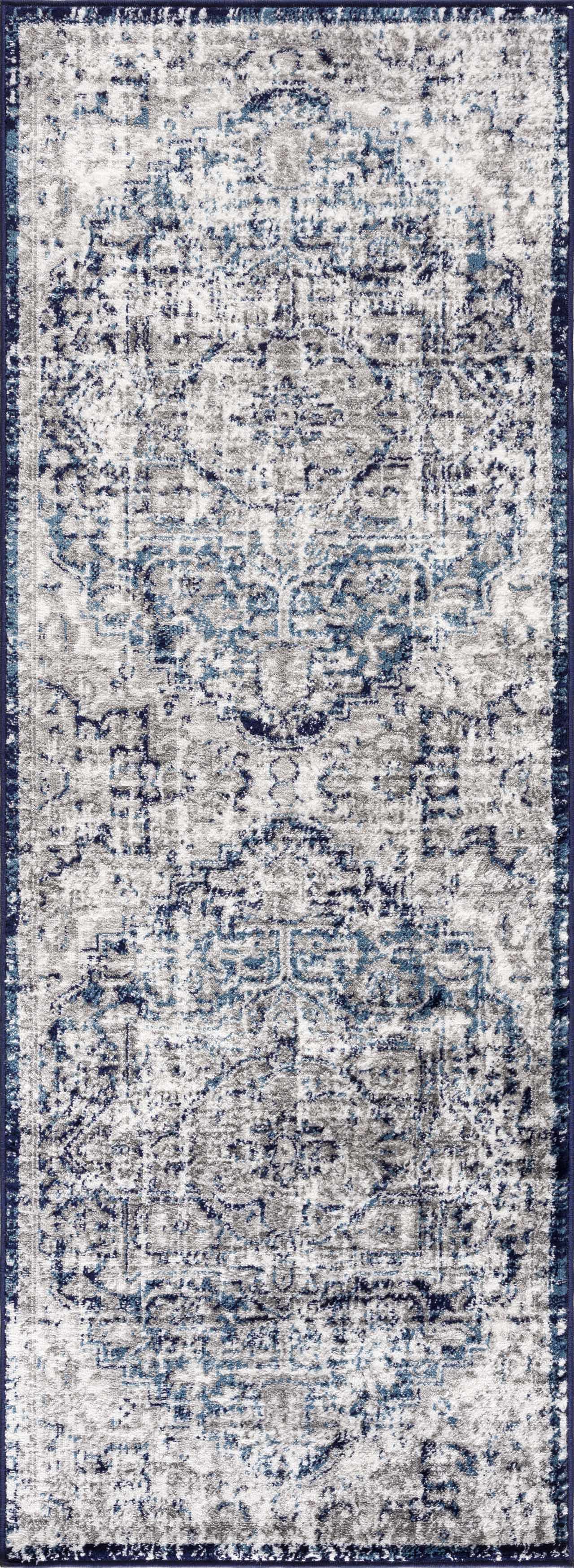 Alfombra azul marino Hauteloom Buenaventura