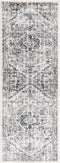 Alfombra Hauteloom Buenaventura color crema y azul marino