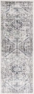 Alfombra Hauteloom Buenaventura color crema y azul marino