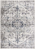 Alfombra Hauteloom Buenaventura color crema y azul marino