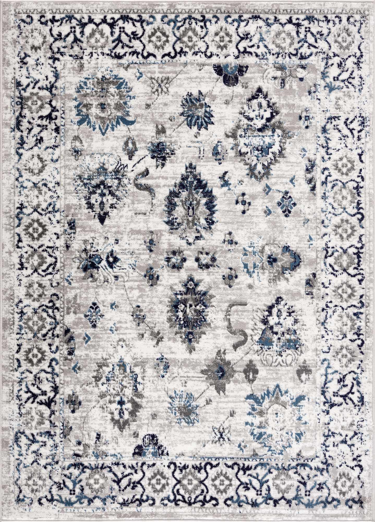 Alfombra Hauteloom Duena en tonos azules