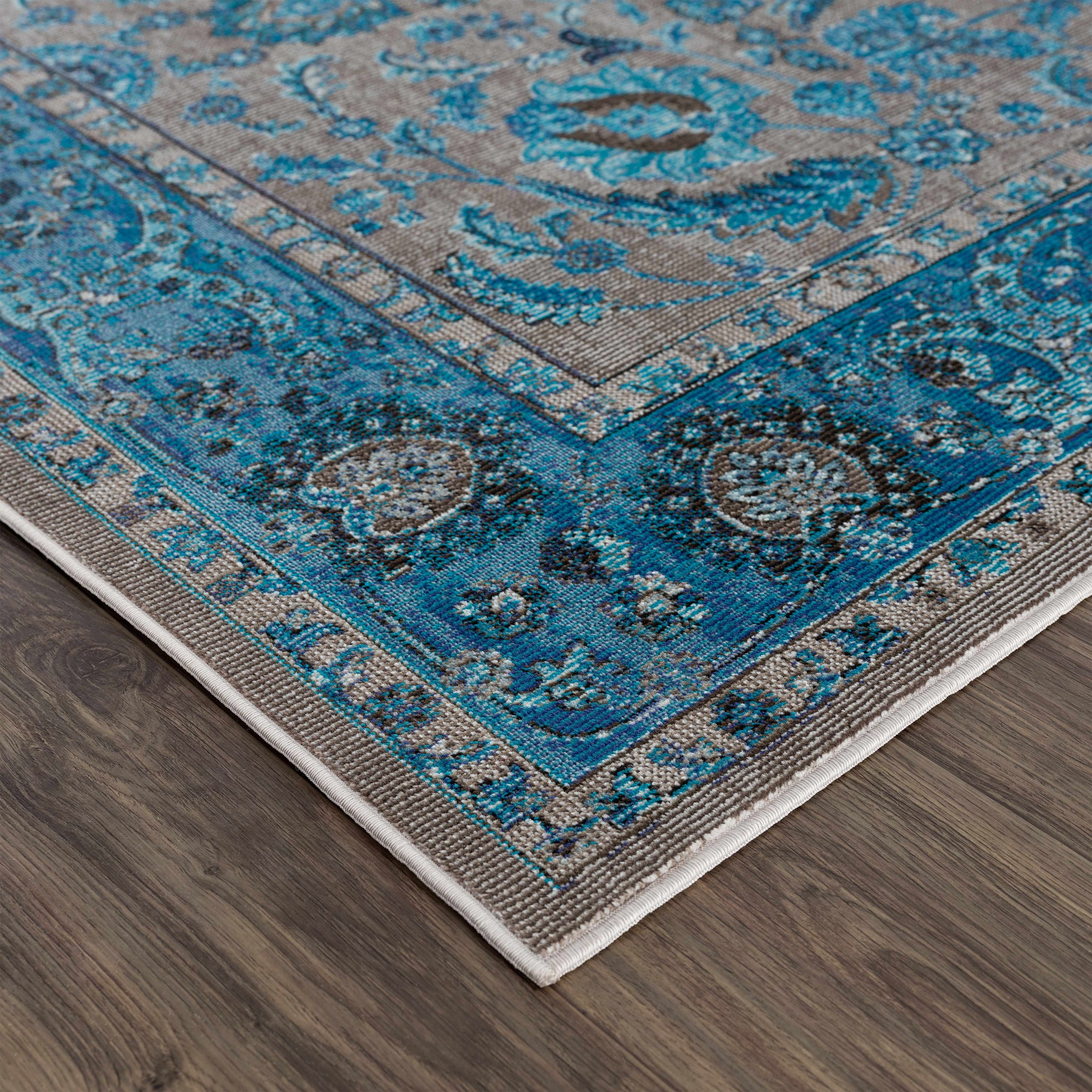 Alfombra Mardina Turquesa - Liquidación