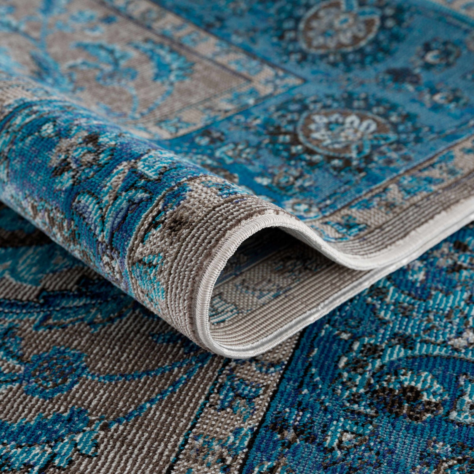 Alfombra Mardina Turquesa - Liquidación