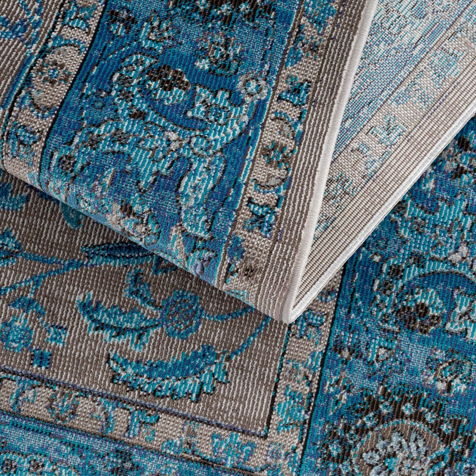 Alfombra Mardina Turquesa - Liquidación