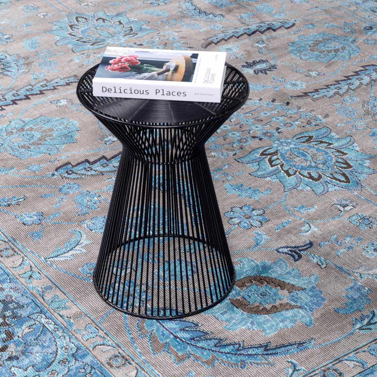 Alfombra Mardina Turquesa - Liquidación
