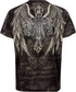 Royalty Metallic Silver Short Sleeve Crew Neck Cotton Mens Fashion T-Shirt