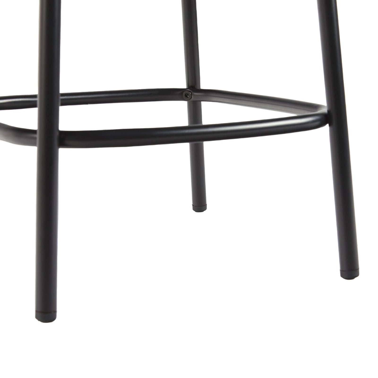 Taburete de bar Mutt Simple con asiento tapizado, juego de 2