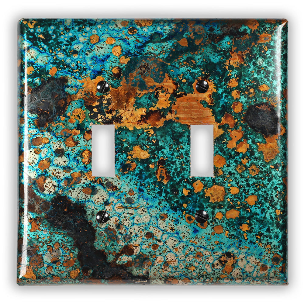 Mystic Topaz Copper - 2 Toggle Wallplate