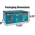 Kit de láser rojo en cruz con nivelación automática y batería de iones de litio Makita SK105DNAX de 12 V máx. CXT (2,0 Ah)