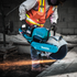 Kit de cortadora eléctrica sin escobillas Makita GEC01PL4 de 80 V máx. (40 V máx. X2) XGT® de 14" con 4 baterías, AFT®, freno eléctrico (8,0 Ah)