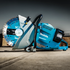 Kit de cortadora eléctrica sin escobillas Makita GEC01PL4 de 80 V máx. (40 V máx. X2) XGT® de 14" con 4 baterías, AFT®, freno eléctrico (8,0 Ah)