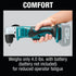 Taladro angular inalámbrico de 3/8" con batería de iones de litio LXT® de 18 V Makita XAD02Z, solo herramienta
