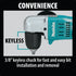 Taladro angular inalámbrico de 3/8" con batería de iones de litio LXT® de 18 V Makita XAD02Z, solo herramienta