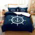 Marine Anchor Bedding Set Quilt Cover Room Decoration