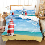 Marine Anchor Bedding Set Quilt Cover Room Decoration