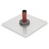 Marshalltown 15218 12 X 12 Aluminum Hawk-DuraSoft Handle